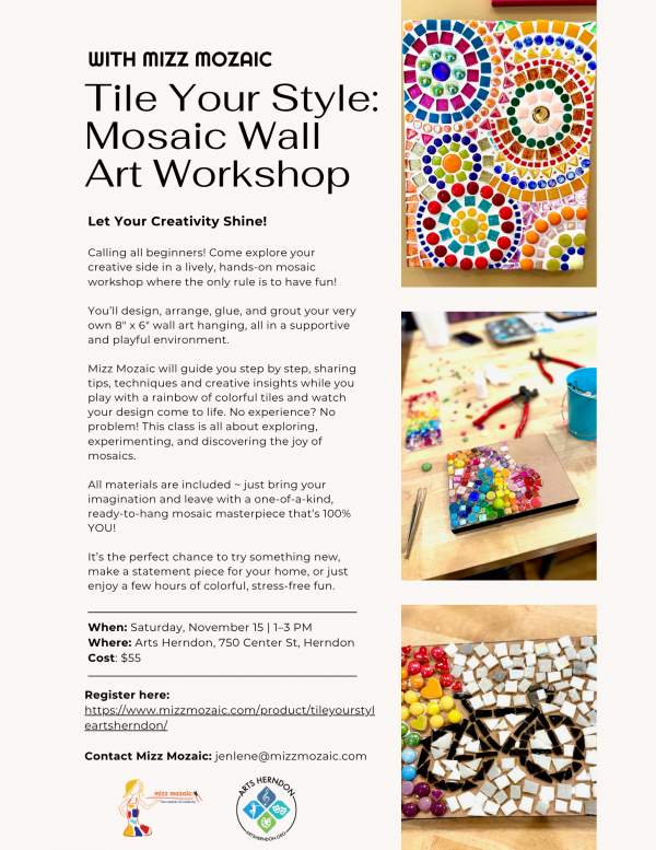 Tile Your Style: Mosaic Wall Art Workshop